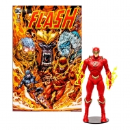DC Direct - Figurine et comic book Page Punchers The Flash Barry Allen (The Flash Comic) 18 cm