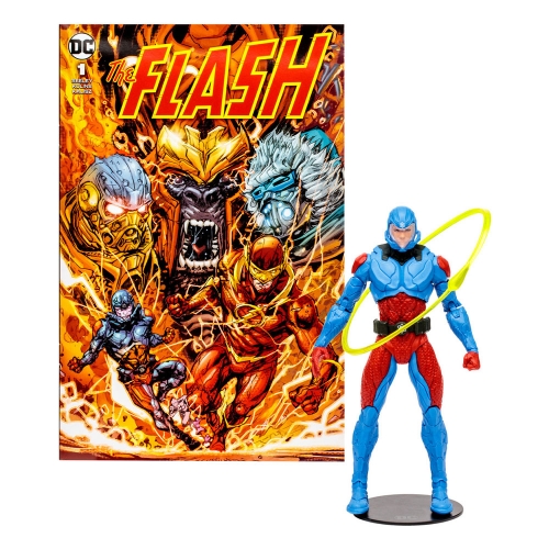 DC Direct - Figurine et comic book Page Punchers The Atom Ryan Choi (The Flash Comic) 18 cm