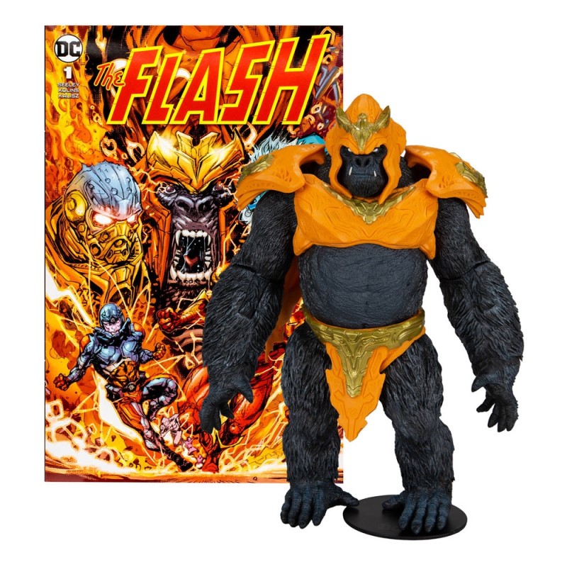 DC Comics - DC Direct figurine Megafigs et comic book Page Punchers Gorilla Grodd (The Flash Comic) 30 cm
