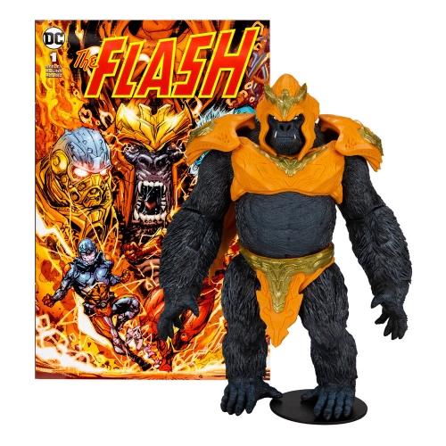 DC Direct - Figurine Megafigs et comic book Page Punchers Gorilla Grodd (The Flash Comic) 30 cm