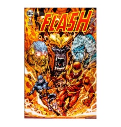 DC Direct - Figurine et comic book Page Punchers Heatwave (The Flash Comic) 18 cm