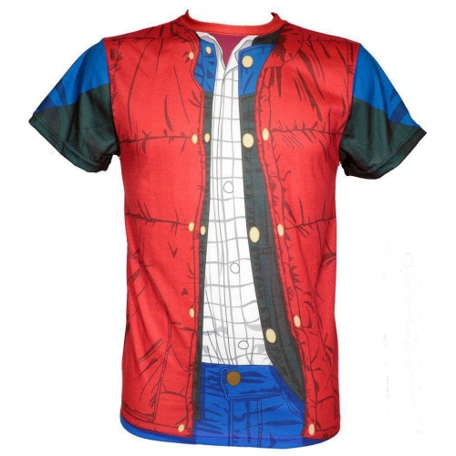 Retour vers le Futur - T-Shirt Sublimation Marty McFly Costume 
