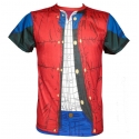 Retour vers le Futur - T-Shirt Sublimation Marty McFly Costume 