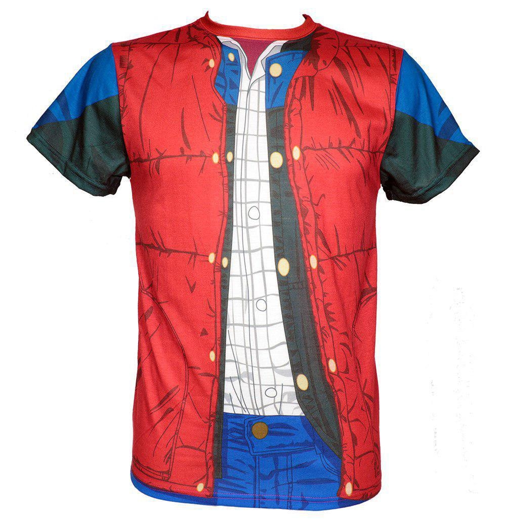 Retour vers le Futur - T-Shirt Sublimation Marty McFly Costume -  Figurine-Discount