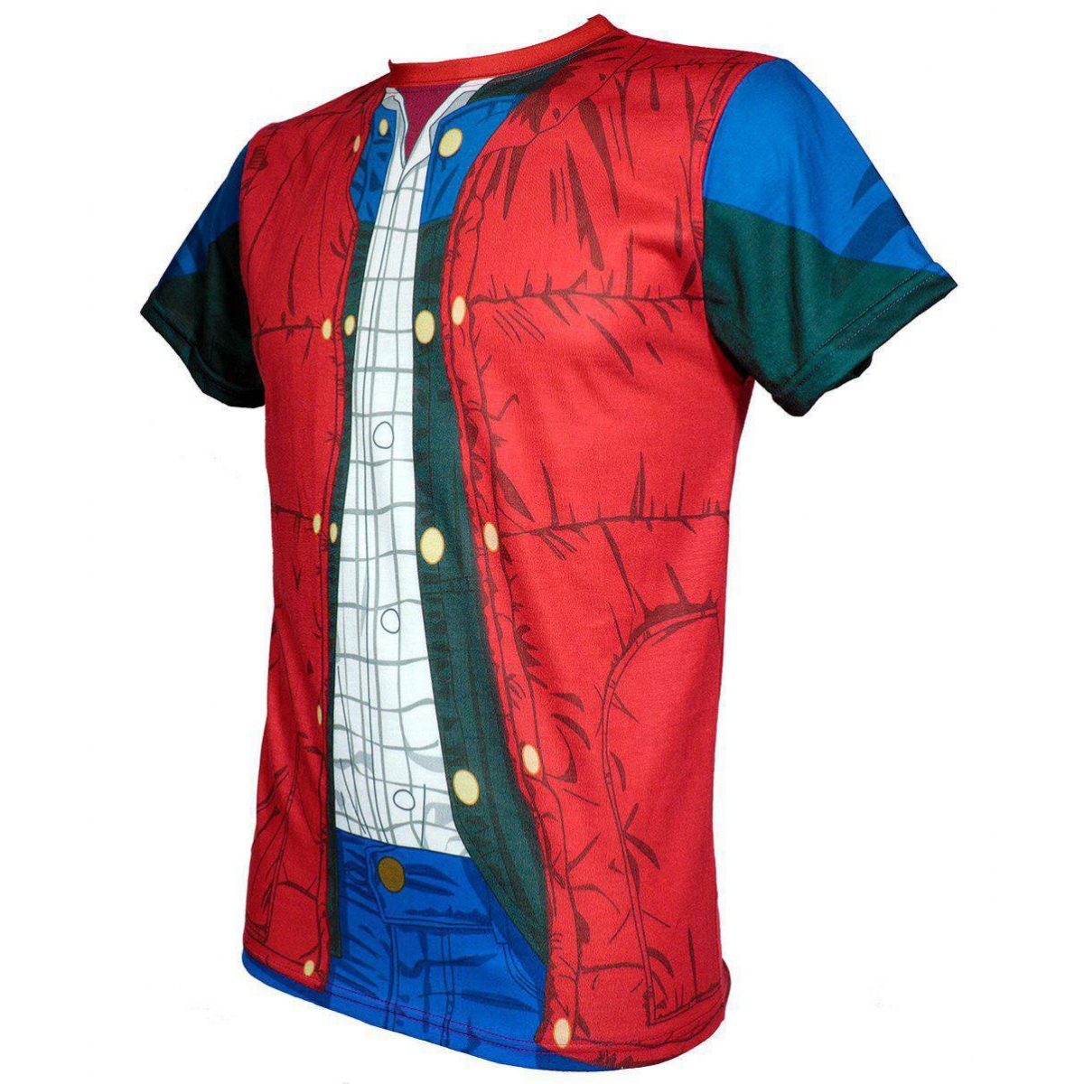 Retour vers le Futur - T-Shirt Sublimation Marty McFly Costume -  Figurine-Discount