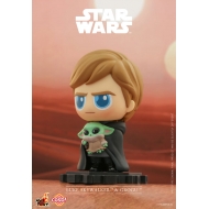 Star Wars : The Mandalorian - Figurine Cosbi Luke Skywalker Grogu 8 cm