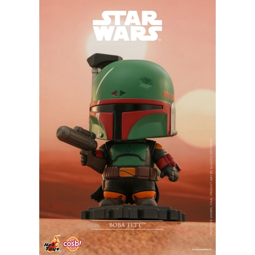 Star Wars : The Mandalorian - Figurine Cosbi Boba Fett Black 8 cm