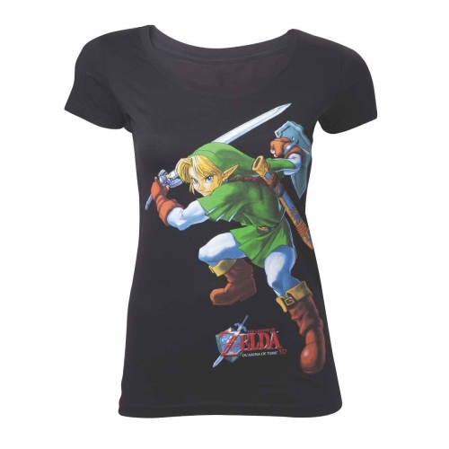 The Legend of Zelda - T-Shirt fille Ocarina of Time Link 
