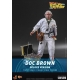 Retour vers le futur - Figurine Movie Masterpiece 1/6 Doc Brown (Deluxe Version) 30 cm