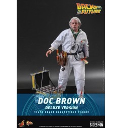 Retour vers le futur - Figurine Movie Masterpiece 1/6 Doc Brown (Deluxe Version) 30 cm