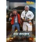 Retour vers le futur - Figurine Movie Masterpiece 1/6 Doc Brown 30 cm