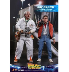 Retour vers le futur - Figurine Movie Masterpiece 1/6 Doc Brown (Deluxe Version) 30 cm