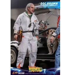 Retour vers le futur - Figurine Movie Masterpiece 1/6 Doc Brown (Deluxe Version) 30 cm