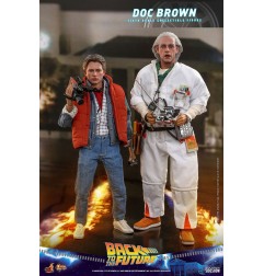 Retour vers le futur - Figurine Movie Masterpiece 1/6 Doc Brown 30 cm