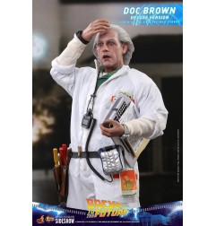Retour vers le futur - Figurine Movie Masterpiece 1/6 Doc Brown (Deluxe Version) 30 cm