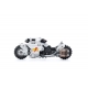 Warhammer 40k - Figurine 1/18 White Scars Raider-pattern Combat Bike 22 cm