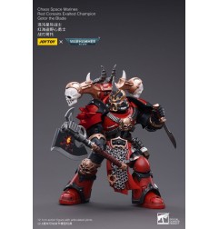 Warhammer 40k - Figurine 1/18 Chaos Space Marines Red Corsairs Exalted Champion Gotor the Blade 12 cm