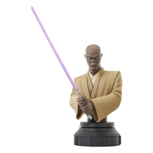 Star Wars The Clone Wars - Buste 1/7 Mace Windu 15 cm