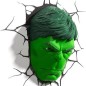 Marvel - Lampe 3D LED Hulk Face 3D