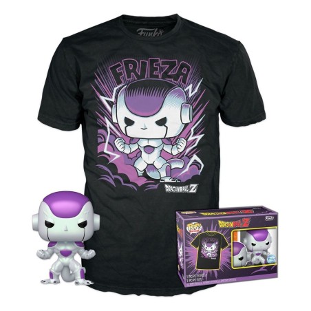 Dragon Ball - Dragonball Z POP! & Tee set figurine et T-Shirt Frieza 