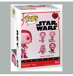 Star Wars Valentines - Figurine POP! Rey 9 cm