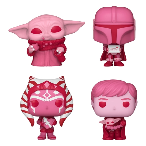 Star Wars Valentines - Pack 4 figurines Pocket POP! Star Wars Valentines 4 cm