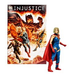 DC Comics - DC Direct Page Punchers Gaming figurine et comic book Supergirl (Injustice 2) 18 cm