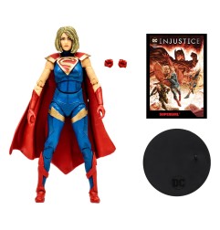 DC Comics - DC Direct Page Punchers Gaming figurine et comic book Supergirl (Injustice 2) 18 cm
