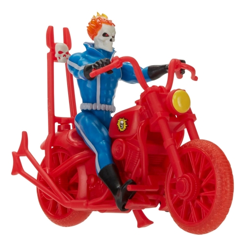 Marvel Legends Retro Collection - Figurine avec véhicule Ghost Rider 10 cm