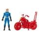 Marvel Legends Retro Collection - Figurine avec véhicule Ghost Rider 10 cm