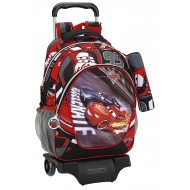 Cars 3 -Sac à Cars 43cm avec trolley et sa trousse.