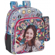 Soy Luna - Sac à dos Soy Luna 38cm avec sa trousse.