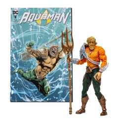 DC Comics - DC Direct Page Punchers figurine et comic book Aquaman (Aquaman) 18 cm
