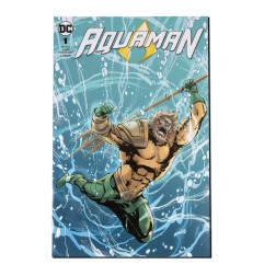 DC Comics - DC Direct Page Punchers figurine et comic book Aquaman (Aquaman) 18 cm