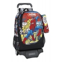 Spider Man Homecoming - Sac à dos Spider-Man Homecoming 44cm avec trolley et sa trousse.
