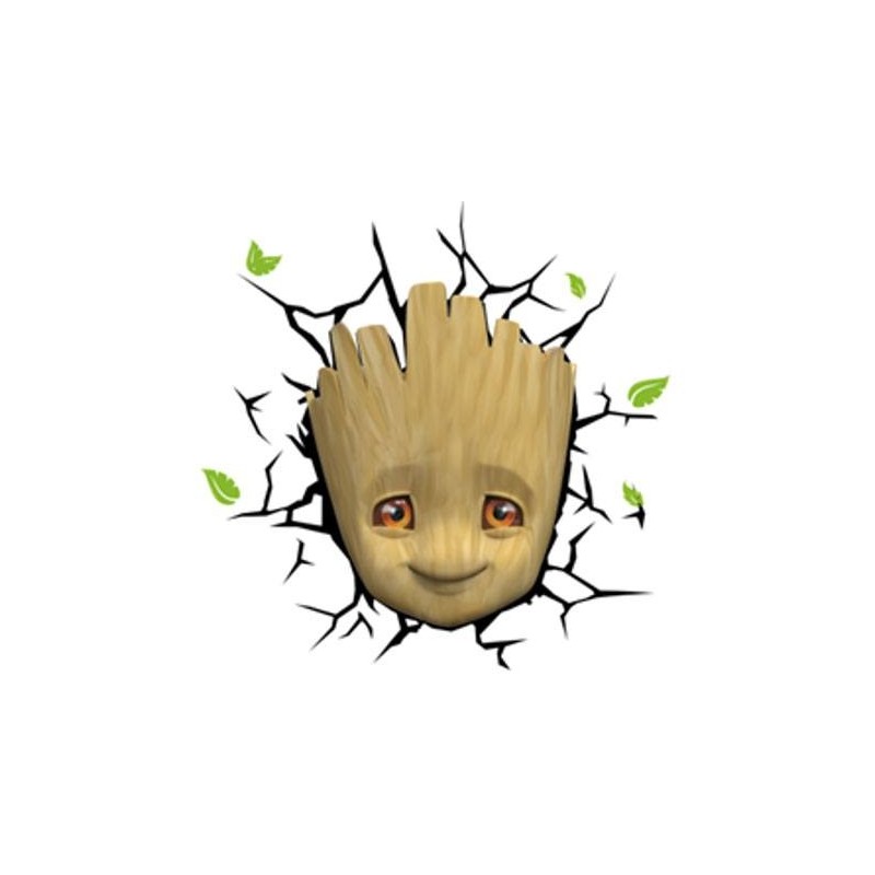 Marvel - Lampe 3D LED Baby Groot Face 3D
