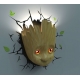 Marvel - Lampe 3D LED Baby Groot Face