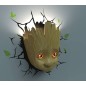 Marvel - Lampe 3D LED Baby Groot Face 3D