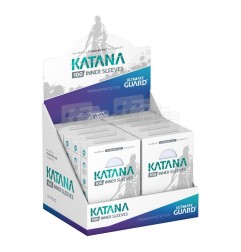 Ultimate Guard - Pack 100 Katana Inner Sleeves taille standard Transparent
