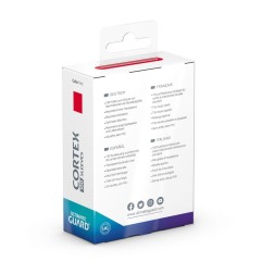 Ultimate Guard - 100 pochettes Cortex Sleeves taille standard Rouge