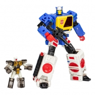 Transformers Generations Legacy Evolution Voyager Class - Figurines Twincast et Autobot Rewind 18 cm