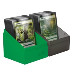 Ultimate Guard - Boulder Deck Case 100+ SYNERGY Noir/Vert