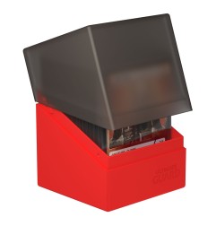 Ultimate Guard - Boulder Deck Case 100+ SYNERGY Noir/Rouge