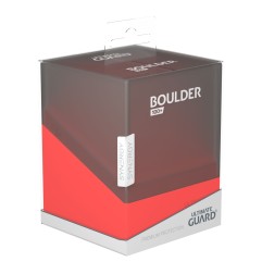 Ultimate Guard - Boulder Deck Case 100+ SYNERGY Noir/Rouge
