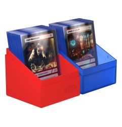 Ultimate Guard - Boulder Deck Case 100+ SYNERGY Bleu/Rouge