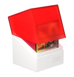 Ultimate Guard - Boulder Deck Case 100+ SYNERGY Rouge/Blanc