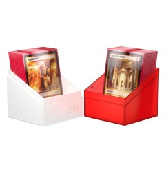 Ultimate Guard - Boulder Deck Case 100+ SYNERGY Rouge/Blanc