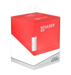 Ultimate Guard - Boulder Deck Case 100+ SYNERGY Rouge/Blanc
