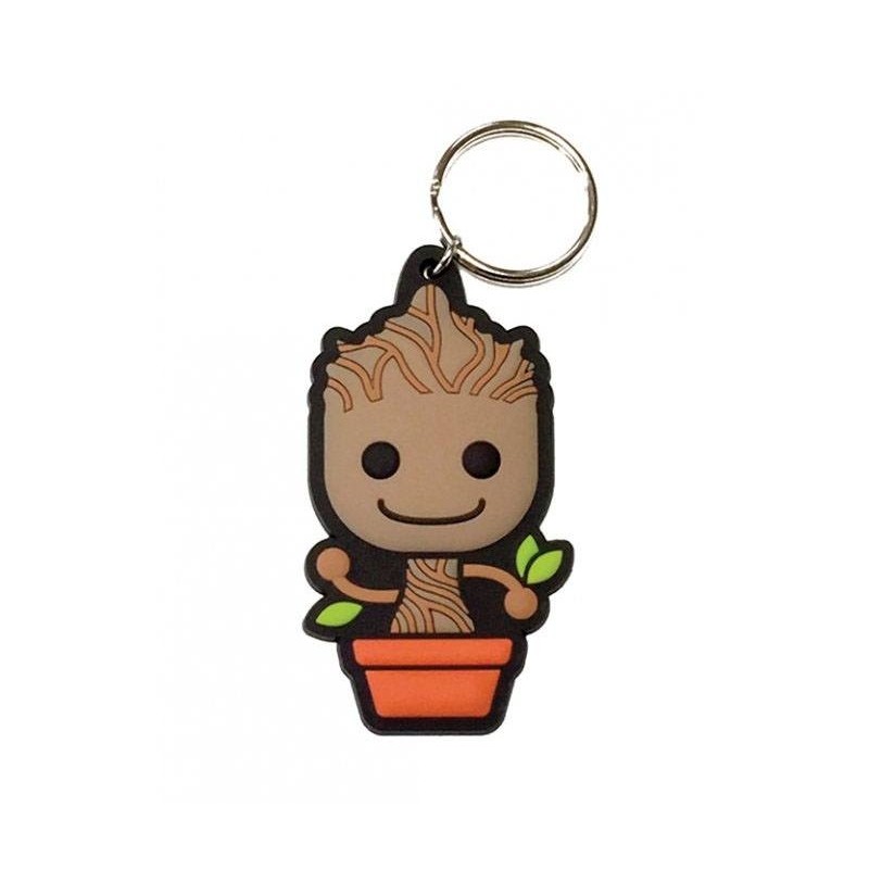 Les Gardiens de la Galaxie - Porte-clés caoutchouc Baby Groot 6 cm