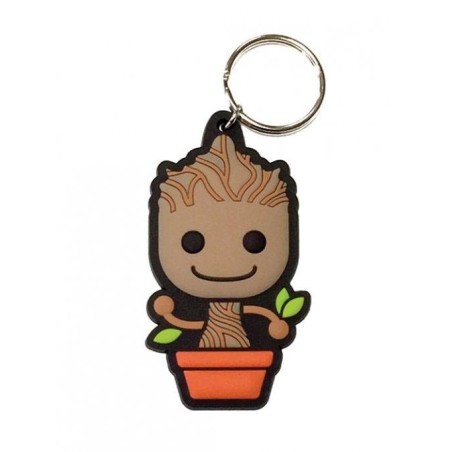 Les Gardiens de la Galaxie - Porte-clés caoutchouc Baby Groot 6 cm